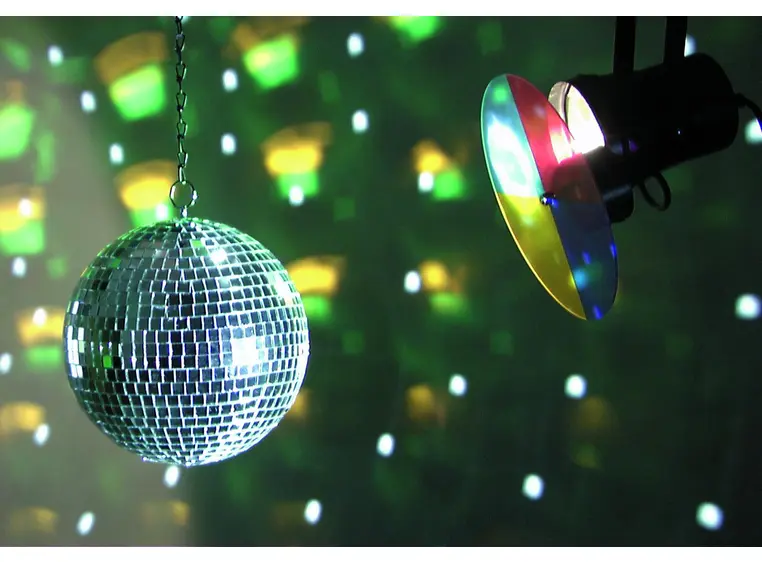 EUROLITE Mirror ball set 20cm with pinspot 